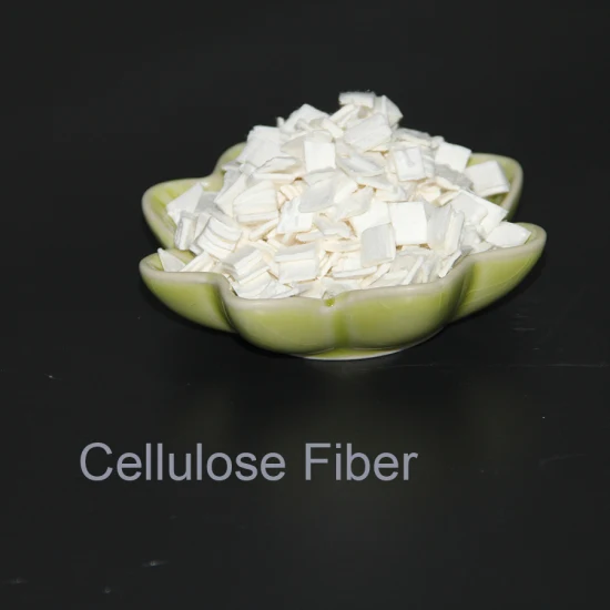 Fibra di cellulosa da 5 * 5 mm per rinforzo in calcestruzzo di pannelli di cemento